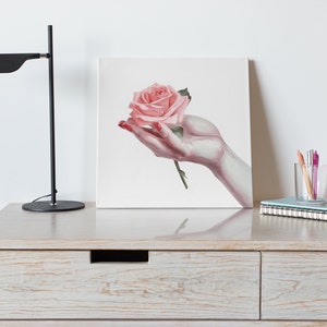 Eternal Elegance: Hand with Rose