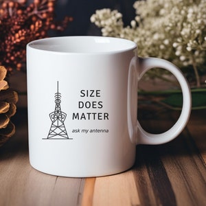 Ham Radio Mug, Ham Radio Gift Ideas, Funny Ham Radio Novelty Cup for Men, Amateur Radio Operator Mug, Gifts for Ham Radio Enthusiast