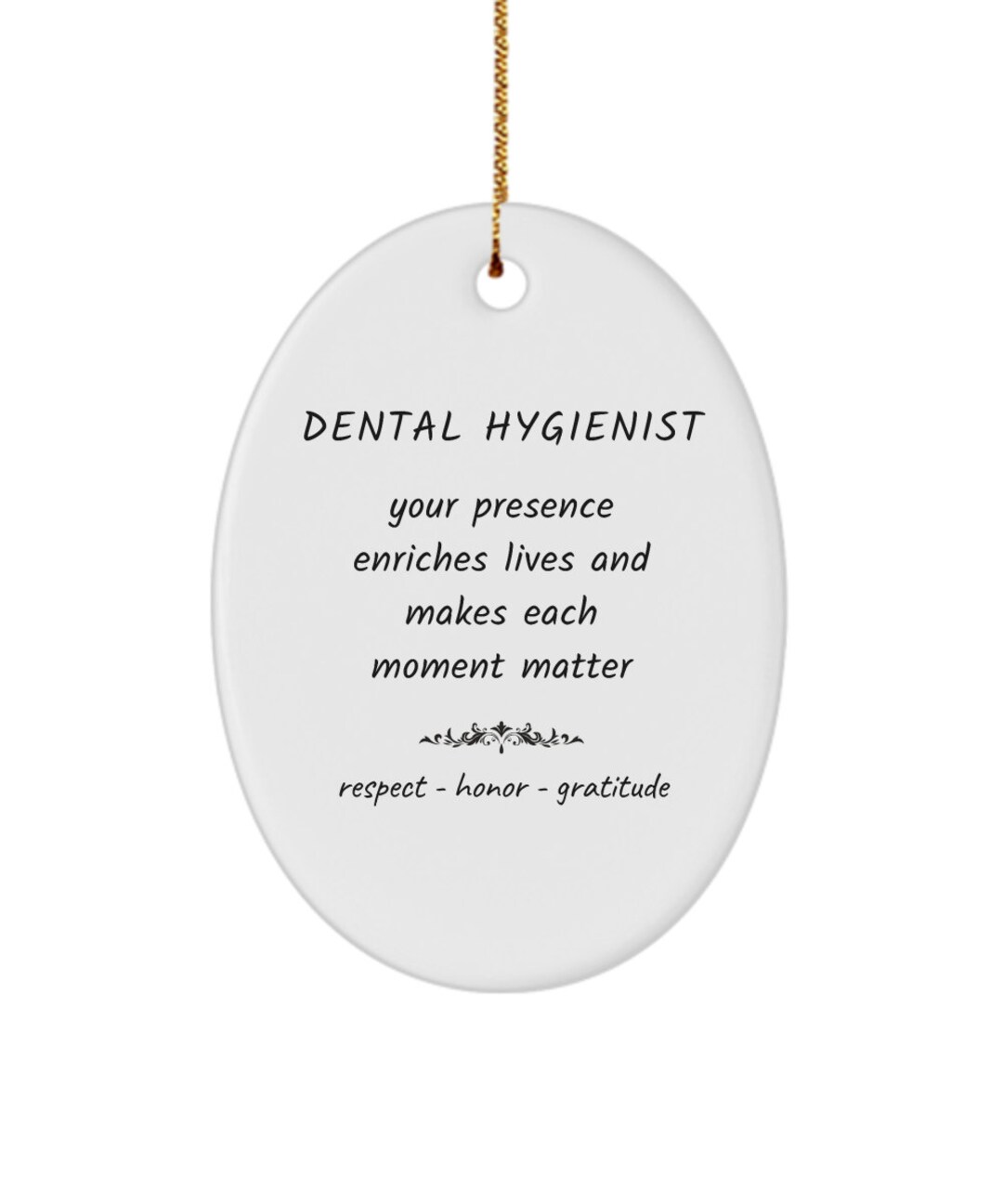 Dental Hygienist Ornament, Dental Hygienist Gifts for Women, Dental
