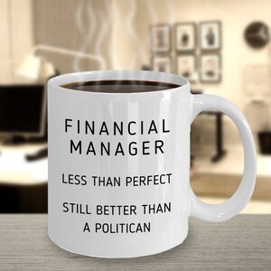 Financial Manager Mug, Financial Manager Gifts, Financial Management Gifts, Financial Manager Gift, Retirement Gift for a Financial Manager