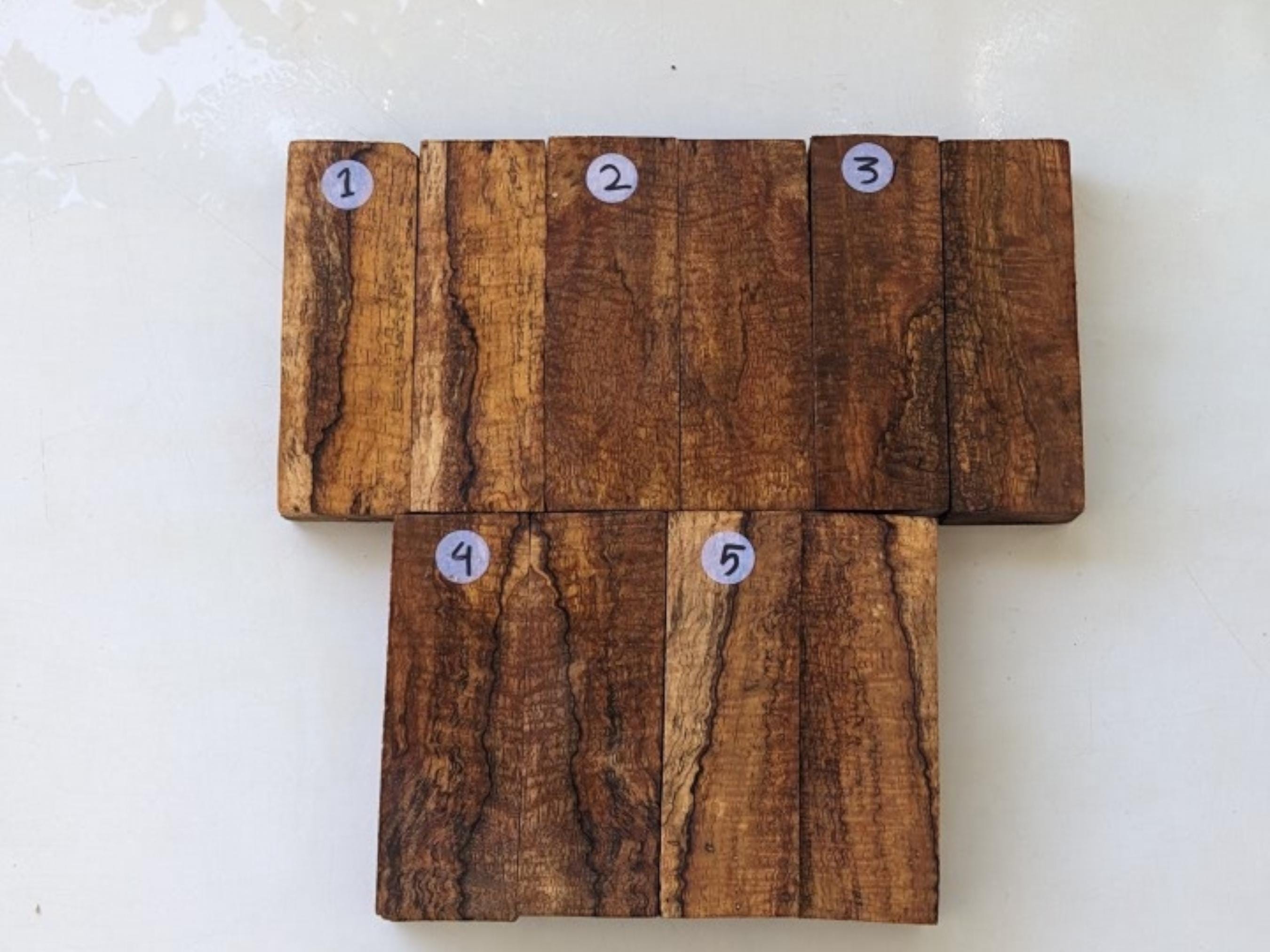 Bloc En Bois De Wengé Pour Tournage - Idéal Pour Manches De Couteau Vierges, Pièce Unique