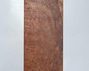 Amboyna Burl Wood Board Wide Slab Golden Narra Burl Craft Woodworking Knife Handle Material