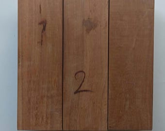 Private listing for Cassie, three blocks of Ulin wood in 10x10x30cm. Shipping included