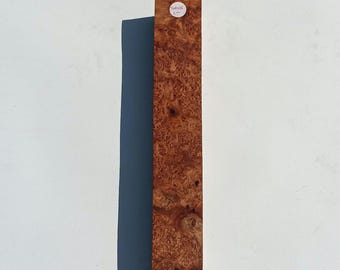 Large Amboyna Burl Block 5x6x35cm, Figured Exotic Wood for Statement Handles, Boxes anx Artisan Woodworking