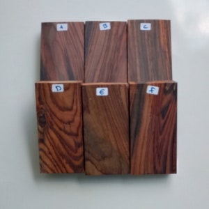 Rosewood Block | Exotic Rosewood Blank | Wood Turning Block | Natural Rosewood Block | Handcraft Wood Supply | Wood Blanks 15x7x3.5cm