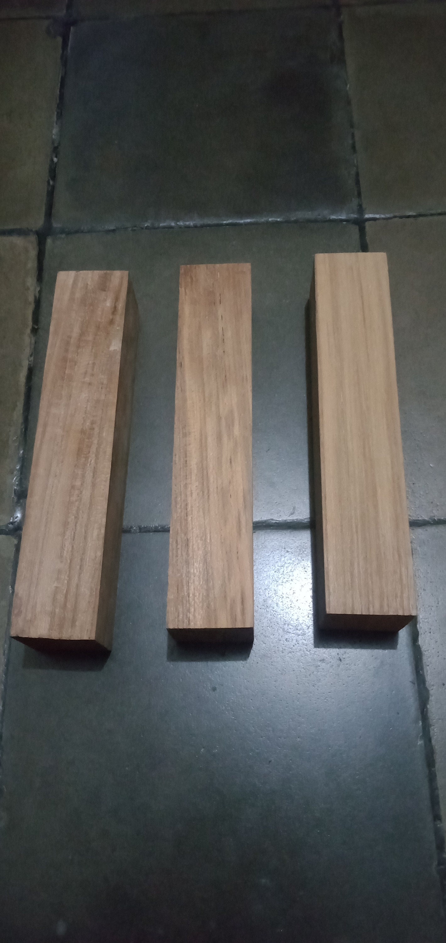 Teak Wood Block Natural Teak Wood Teak Wood Turning Etsy