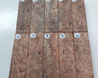 Exotic Ebony Burl Wood Block | Custom Handle Woodworking Blank | Wood Turning Craft Supplies 150x50x30mm