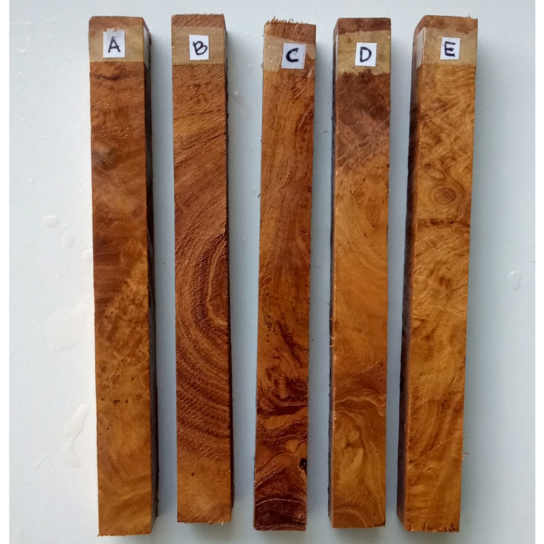 Teak Wood Pen Blank Raw Wood Supplies Java Teak Wood Scraps Solid Teak