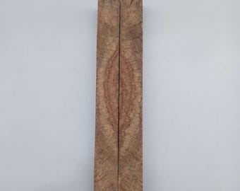 Bookmatched Amboyna Burl Knife Handle Blanks, Exotic Narra Wood Scales