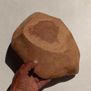 Teak Burl Natural Edge Blank | Exotic Wood Bowl Turning Block for Lathe and Artistic Craftwork