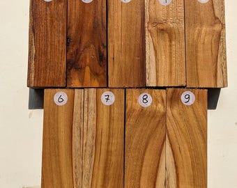 Java Teak Wood Block: Exotic Wood Turning Blank
