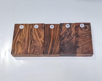 Bloque de torneado de palisandro exótico: pieza en bruto para tallar figuras altas