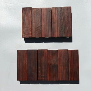 Exotic Rosewood Block: Wood Turning Blank, Natural Rosewood