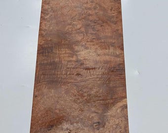Amboyna Burl Wood Board Figured Narra Burl Slab for Knife Handles Woodworking Craft