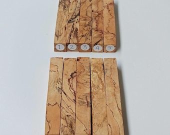Spalted Tamarind Pen Blank Exotic Wood Craft Block Figured Turning Wood for Handmade Pens