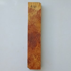 Burl Wood Knife Handle Block | Burl Lingkana Wood | Knife Scales Blank | Wood Craft Knife Making | Exotic  Lingkana Wood | 300mmx60mmx30mm