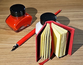 Handgebundenes A9 Notizbuch - Handbound A9 Notebook