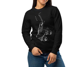 Roll in Style: Heavyweight Long Sleeve Skate Tee