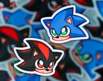 Sonic & Shadow Vinyl Stickers
