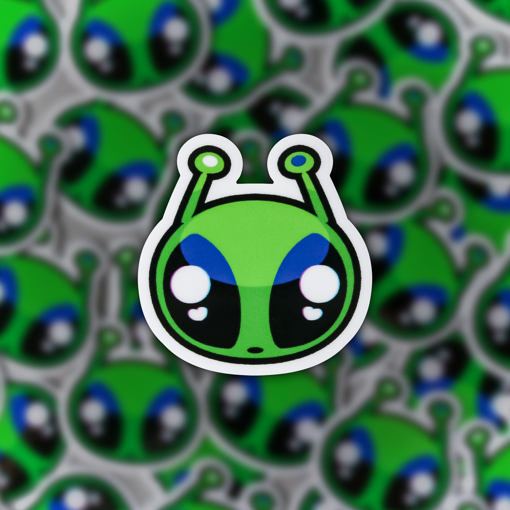 Ikea Alien Vinyl Sticker - Etsy
