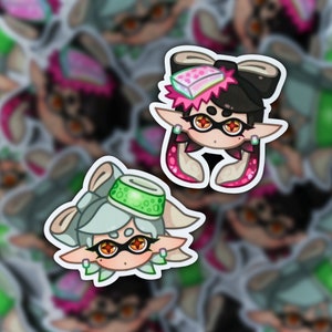 Splatoon 1 Idols Vinyl Stickers