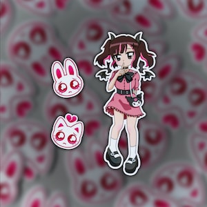 Jirai Kei / Yami Kawaii Harajuku Fashion Anime Vinyl Stickers