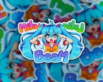 Miku Miku Beam Vinyl Sticker