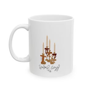 Glossy Ceramic Coffee Mug: Vibrant Colors, Cozy Tea Time