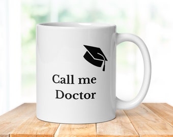 Copa Doctor con dicho | Llámame Doctor l Doctor | pdh. | Dr. | Graduación | Promoción | disertación