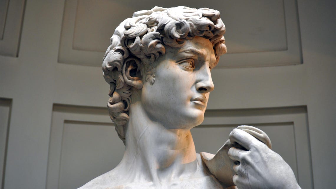 Museum Quality Marble Statue of David Bust - Etsy