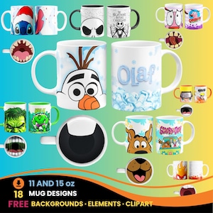 Modelos Com Canecas De Sublimação De Fundo De Boca Cartoons Pantillas Con Boca Parte Inferior Tazas Caricaturas Dientes Divertidas Mug Designs Png