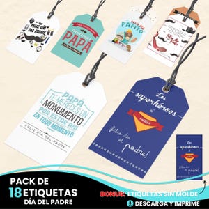 Etiquetas Dia Del Padre Feliz Dia Del Padre Printable Tag Fathers Day Tags In Spanish Feliz Dia Del Padre Papi Etiqueta Regalo Imprimible