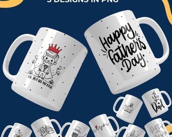 Happy Fathers Day Mug Wrap Designs Fathers Day Mug Png Dad Mug Wrap Around Template Best Dad Ever Png Worlds Best Dad Mug Wrap For Dad 11 oz