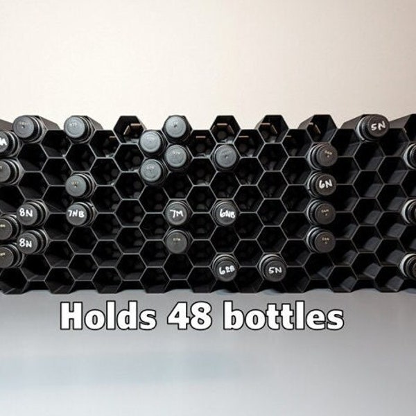 Redken Shades EQ Holder | Wall Mount | Holds 48 Bottles