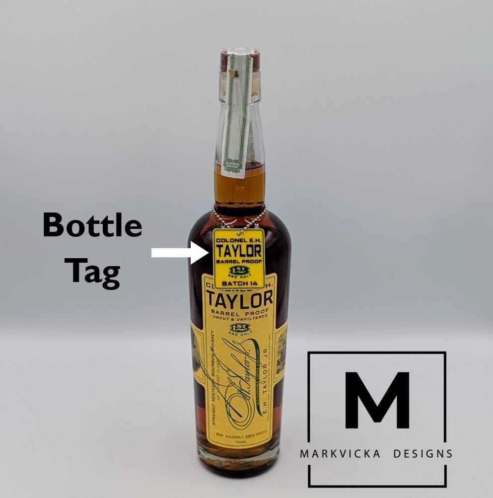 Bourbon Bottle Tags - Etsy