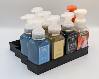 Minimalist Bath & Body Works Foaming Soap Holder | Custom 3D Printed Vanity Organizer | Countertop Sink Tray for Hand Soaps