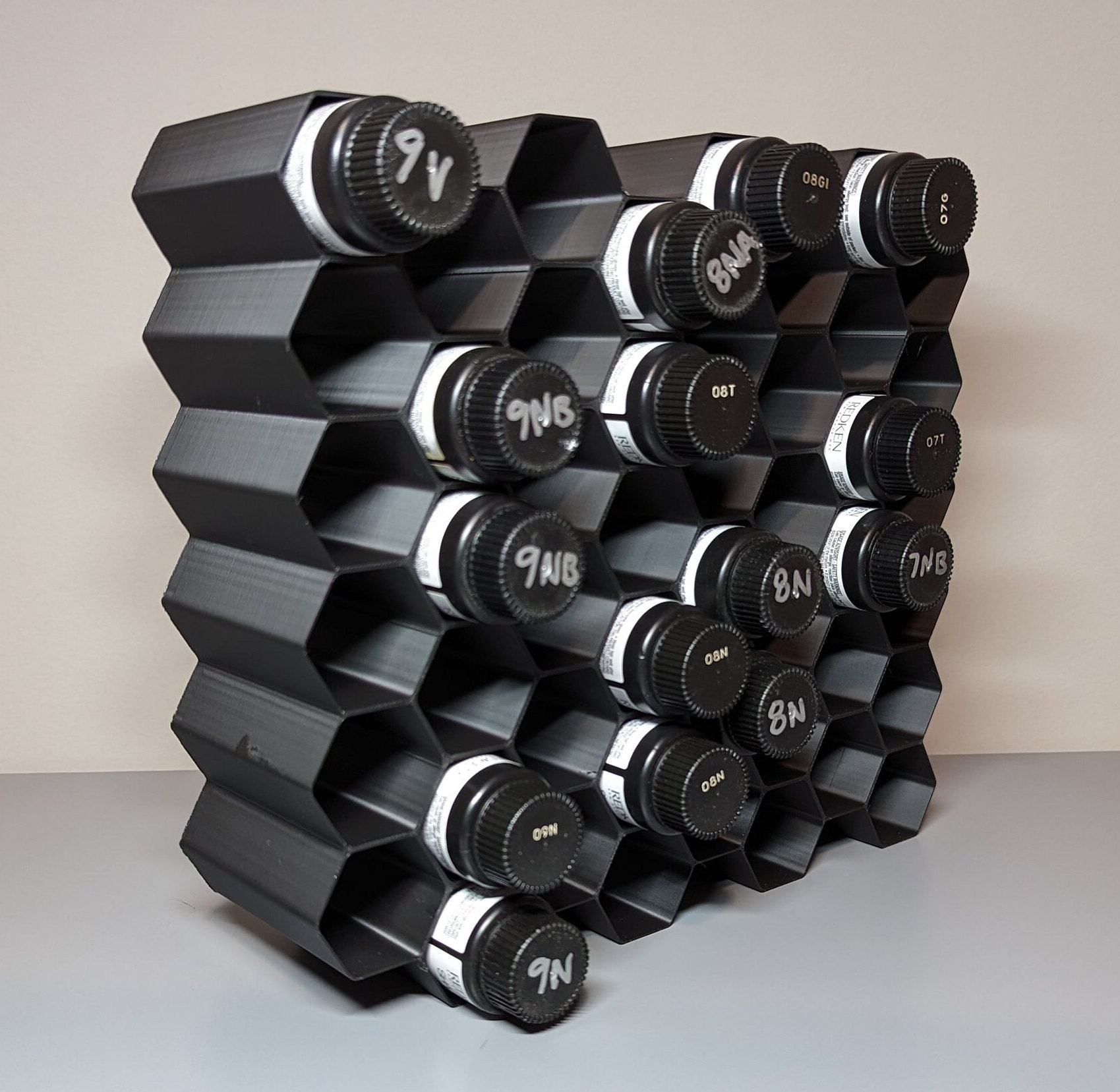 Redken Shades EQ Hexagon Holder: Salon Hair Color Bottle Organizer