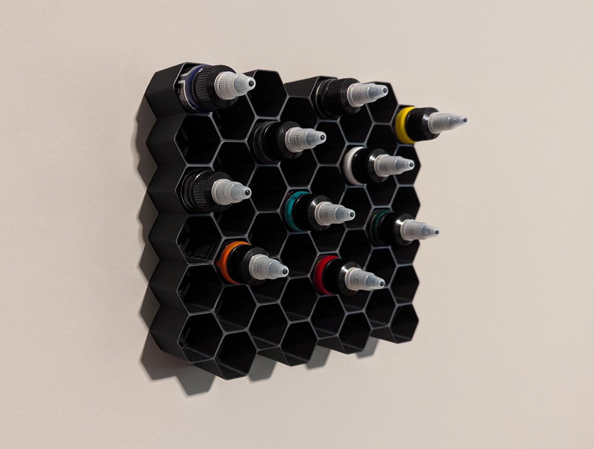 Tattoo Ink Bottle Organizer Rack – Fits 1 Oz & 0.5 Oz Bottles ...
