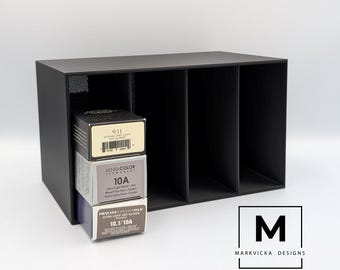 Box Hair Dye Storage Rack | Wall Mount | Hanging Space for Salon, Beauty, Home