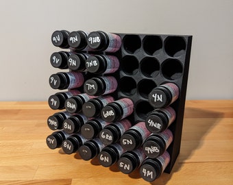 Redken Shades EQ Holder | Vertical Wall Mount | Holds 36 Bottles