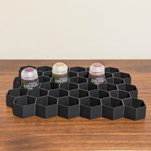 Citadel Games Workshop Paint Pot Holder | Stackable & Wall-Mount Organizer for Paint Pots