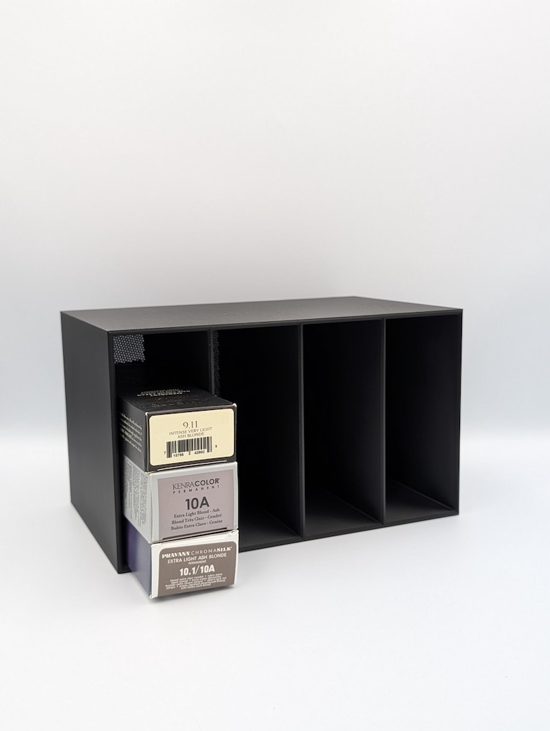 Box Hair Color In Store Display Box Hair Dye Storage Rack | Wall Mount | Hanging Space for Salon ...