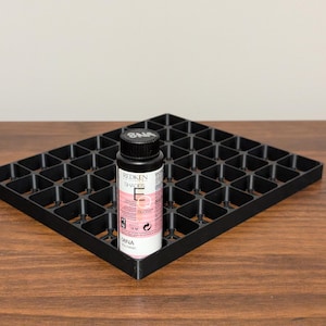 Redken Shades EQ Bottle Trays | Square | 2oz, 33 mm bottles | SHORT Version 5/8 Inch tall | Made to Order