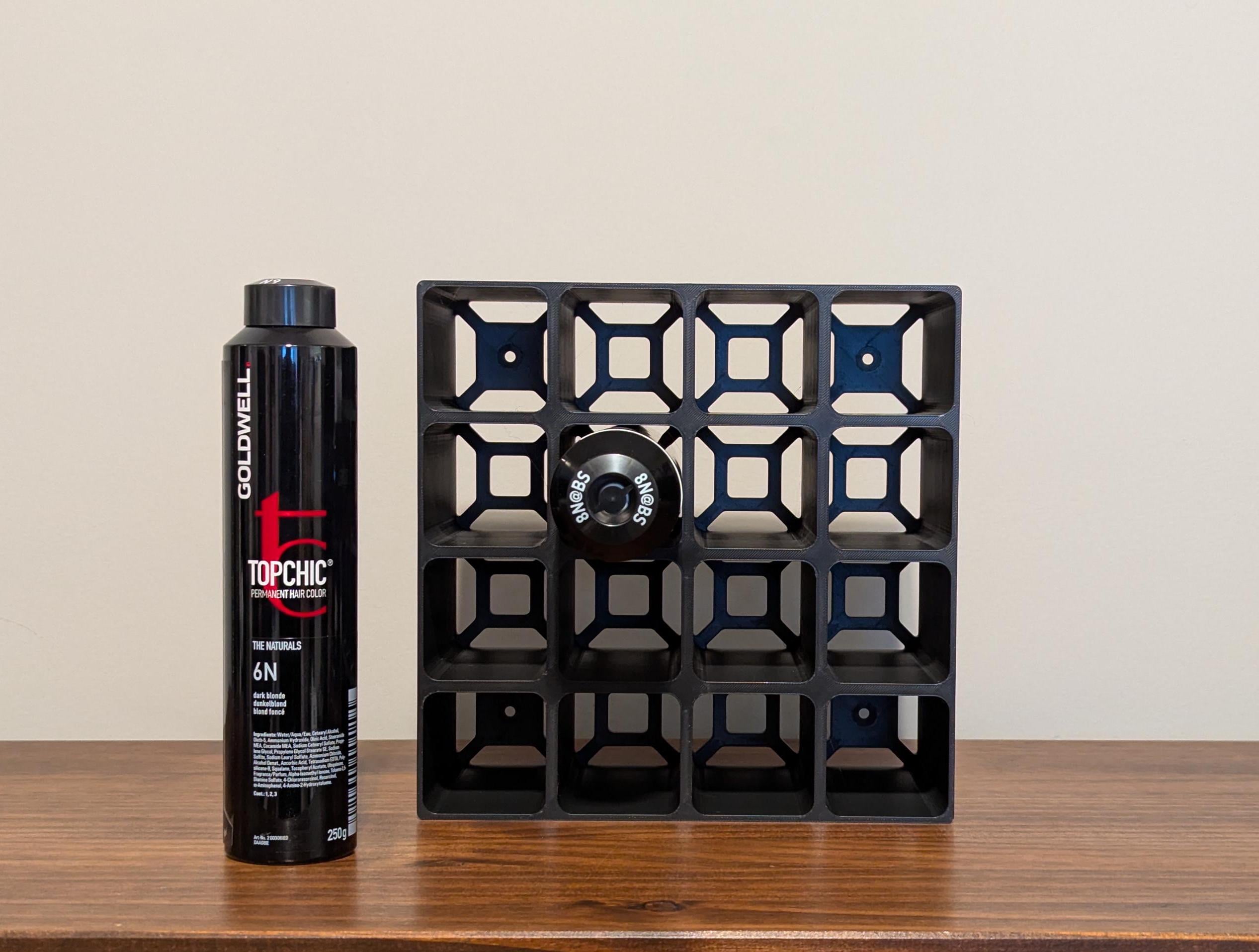 Goldwell Topchic Color Holder: Salon Hair Dye Organizer, Holds 4 to 16 Canisters