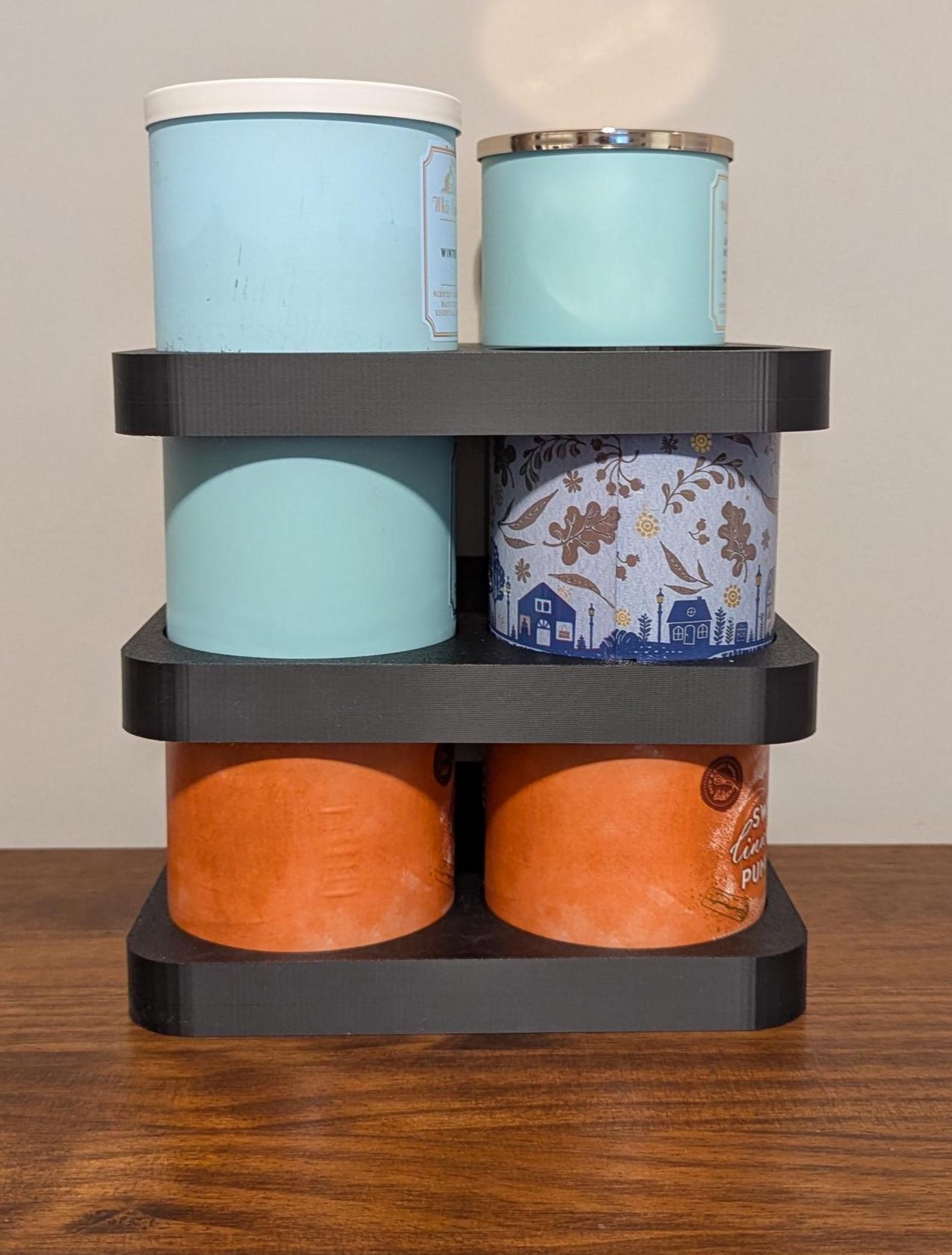 Candle Rack Storage Candle Organizer | Bath & Body Works Candle Storage | Scented Jar ...