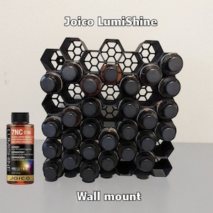 Joico LumiShine Demi-Permanent Liquid Color Holder | Wall Mount | Holds 42 Bottles