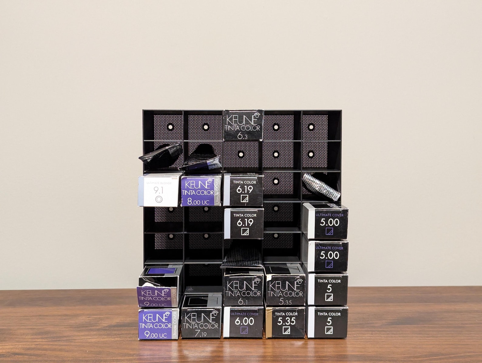 Box Hair Color In Store Display Box Hair Dye Holder | Wall Mount | Holds 14 to 35 Boxes - Etsy