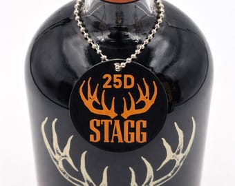 Custom Stagg Jr Batch Tag | Premium Bourbon Display Label | Home Bar Organizer | Whiskey Decor | Groomsmen Gift