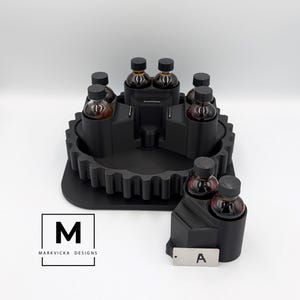 The Bourbon Roulette Board | Interactive Blind Tasting Spinner | Hosting Whiskey Flights | Glencairn Flight Tray | Party Entertaining
