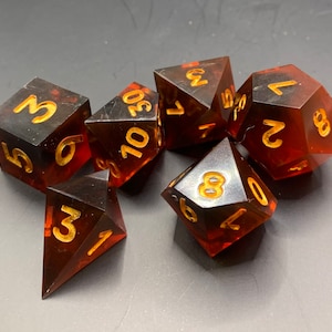 Vampire Blood - Dadi Dnd rossi e neri